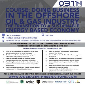 Course: Doing Business In The Offshore Oil & Gas Industry 